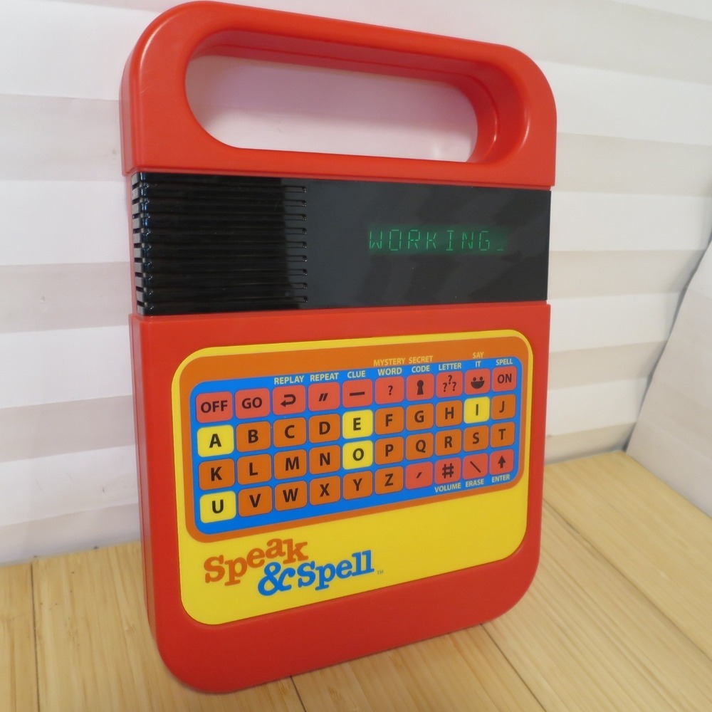 Classic Speak & N Spell Kahootz #09624 Electronic Learning‎ Game Tested Working